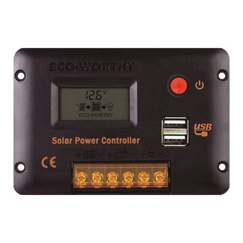 In general, the MPPT <b>controller</b> can improve the energy utilization by 15 -20 compared with the PWM <b>controller</b>. . Eco worthy solar controller